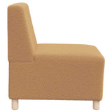 Modular Sofa Unit Armless 3 pcs Beige 55 x 74 x 82 cm 3399831