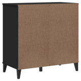 Sideboard VIKEN Black 80x40x80 cm Engineered Wood 374936