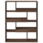 Bookcase Brown Oak 100x33x125.5 cm Engineered Wood 3309336