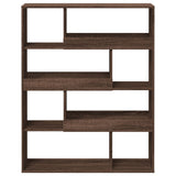 Bookcase Brown Oak 100x33x125.5 cm Engineered Wood 3309336