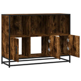 Sideboard Smoked Oak 100x35x76 cm Engineered Wood 849031