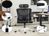 Ergonomic Office Chair, High Back Mesh Computer Desk Chair with Adjustable Headrest and Lumbar T3398P424982