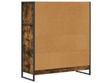 Book Cabinet Smoke Oak 80 x 30 x 121 cm Engineered Wood 886416