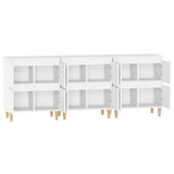 Sideboards 3 pcs White 60x35x70 cm Engineered Wood 3185767
