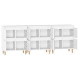 Sideboards 3 pcs White 60x35x70 cm Engineered Wood 3185767