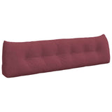 Back Pillow Wine Red 180 x 24 x 50 cm Fabric 42014560