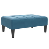 Footstool Blue 77x55x31 cm Velvet 4007383