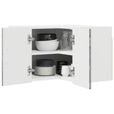 Wall Corner Cabinet LUCCA Grey Sonoma 57 x 57 x 40 cm 884961