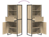 Book Cabinet Sonoma 43 x 36 x 150.5 cm Engineered Wood 886625