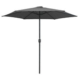 Garden Parasol with Aluminium Pole 270x246 cm Anthracite 47346