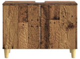 Bathroom Sink Cabinet DELFT Old Wood 59.5 x 31.5x 59 cm 897013
