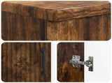Bathroom Sink Cabinet HOORN Smoked Oak 59.5 x 31.5x 56 cm 897230