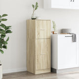 Apothecary Cabinet Sonoma Oak 40x41x118 cm Engineered Wood 855198