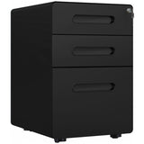Lockable File Cabinet with 3 Drawers, Vertical Office Drawer for A4, Letter, Legal Size, Anti-tilt T3398P344518