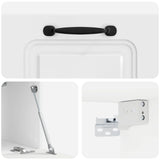 Wall-Mounted TV Cabinet High Gloss White 59.5 x 31 x 30 cm 899389