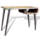 Reclaimed Wood Desk with Iron Legs 241138