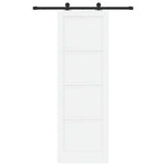 Sliding Door Manual ORKDAL White and black 78 x 232 cm 3333447