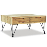 Coffee Table 80x80x40 cm Solid Teak 244574