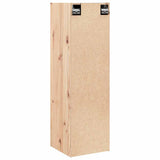 Wall Cabinets 2 pcs 30x30x100 cm Solid Pinewood 813506