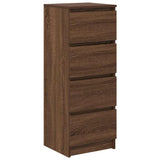 Sideboard Brown Oak 37.5x35x99 cm Engineered Wood 861703
