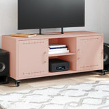 TV Cabinet Pink 100.5x39x43.5 cm Steel 846663