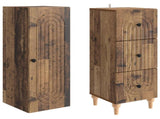 Cabinet Set 2 pcs 33 x 34.5 x 90 cm Engineered Wood 3416473