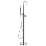Freestanding Bathtub Faucet Stainless Steel 118.5 cm 145091