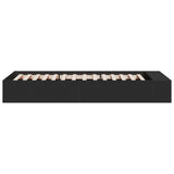 Bed Frame without Mattress Black 100x200 cm 3280602