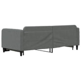 Daybed with Trundle without Mattress Dark Grey 90x190 cm Single 3196886