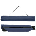 Folding Camping Bed Folding Manual Blue Oxford fabric 42003174