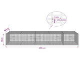 Gabion with 3.5 mm Wire and 5x2.5 cm Mesh 250x100x50 cm 3461927