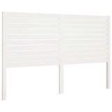 Bed Headboard White 166x4x100 cm Solid Wood Pine 819031