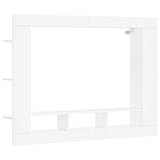 TV Cabinet White 152x22x113 cm Engineered Wood 833722