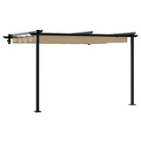 Gazebo 300 x 300 x 200 cm Taupe Polyester 4003973