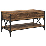 Coffee Table Old Wood 100 x 50 x 50 cm Engineered Wood 883041