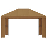 Gazebo 4 x 3 m Beige Polyester and Steel 190 gsm 900373