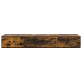 Studio Desk Smoked Oak 130 x 40 x 19.5 cm Engineered Wood 8006680