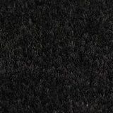 Door Mat Black 100x200 cm Tufted Coir 155581