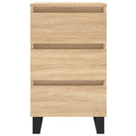 ZNTS Bedside Cabinets 2 pcs Sonoma Oak 40x35x69 cm Engineered Wood 826947