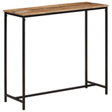 Console Table 80x30x74 cm Solid Wood Mango and Iron 371967