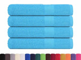 Bath Towels "FROGN" 4 pcs Turquoise 100x150 cm 360 gsm 136981
