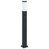 Bollard Lights with Sensor 3 pcs 80 cm Black IP44 4006080