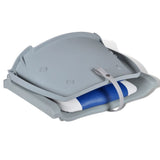 Boat Seat Foldable Backrest with Blue-white Pillow 48x51x41 cm 90418
