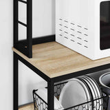 Kitchen Shelf Sonoma Oak 60 x 40 x 168 cm Engineered Wood 883881