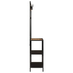 ZNTS Coat Rack 90x35x180 cm Solid Wood Mango and Iron 358568