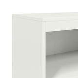 Highboard White 68.5x38.5x123.5 cm Steel 846505