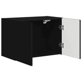 TV Wall Cabinet Black 59.5 x 31 x 40 cm Engineered Wood 892331