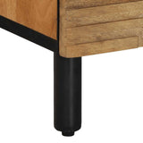 Sideboards 2 pcs Brown 60x33x75 cm Solid Wood Mango 3310004