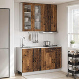 Kitchen Unit KALMAR 4 pcs Old Wood Engineered Wood 3438313