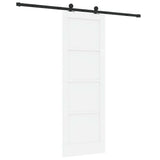 Sliding Door ORKDAL White 73.5 x 211 cm Solid Pine Wood 3333469